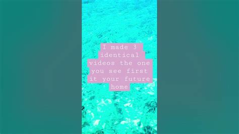 THIS ONE IS FOR YOU I made 3 identical videos the one you see first it