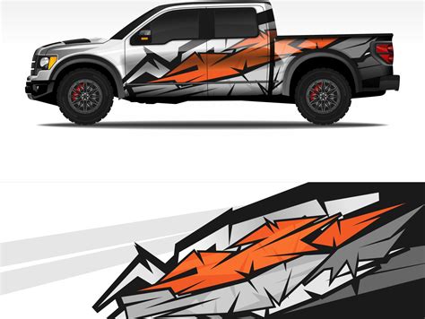 Car wrap decal livery vector design. by 21graphic on Dribbble