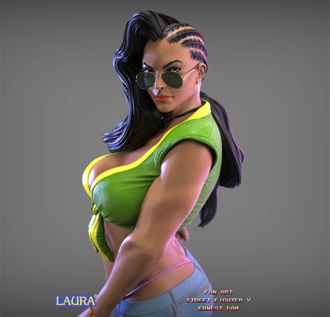 Artstation Laura From Street Fighter V