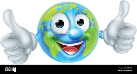 Cartoon World Earth Day Globe Character Stock Vector Image And Art Alamy