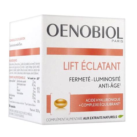Oenobiol Lift Eclatant Anti Âge Acide Hyaluronique 56 Capsules