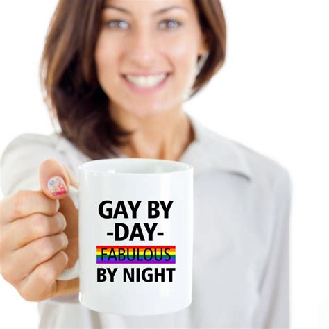 gay mug gay by day fabulous by night gay pride coffee mugs etsy