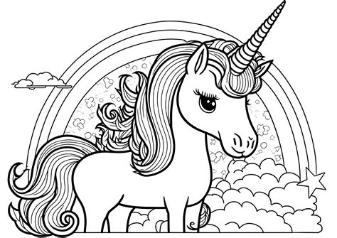 Descubrir 83 Kawaii Unicornio Dibujo Para Colorear Muy Caliente