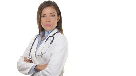 Serious Medical Doctor Portrait On White Stock Footageportraitdoctor
