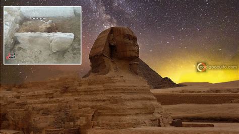 achaman guaÑoc revelan las primeras imágenes de la esfinge enterrada descubierta recientemente