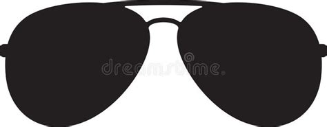 Aviator Sunglasses Black Stock Vector Illustration Of Retro 219309690