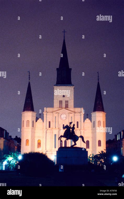 St Louis Cathedral In New Orleans Stock Photo Alamy