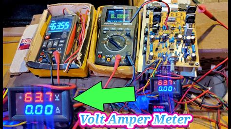 Cara Pasang Volt Dan Amper Meter Mini Di Power YouTube