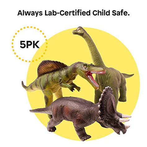 Boley 5 Piece Jumbo Dinosaur Set Kids Children Toddlers Highly