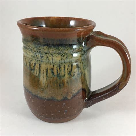 Extra Large Pottery Mug Stoneware Coffee Cup Handmade Etsy Pottery