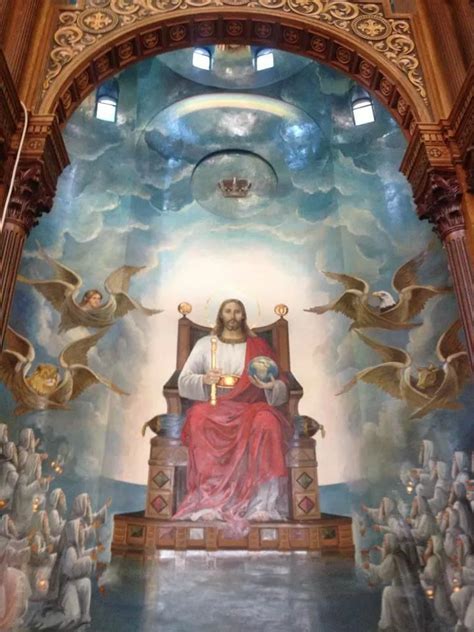 Pictures Of Jesus Seated On The Throne Picturemeta
