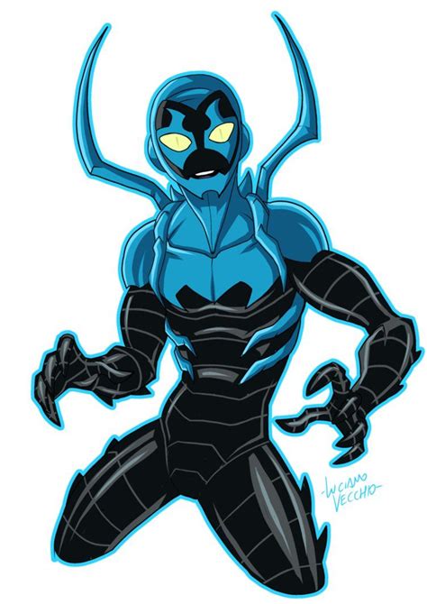 Blue Beetle Rebirth By Lucianovecchio On Deviantart Dc Comics Heroes