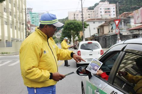 Campanha Em Santos Orienta Motoristas Em Mais Cinco Cruzamentos Com Rotatórias Prefeitura De