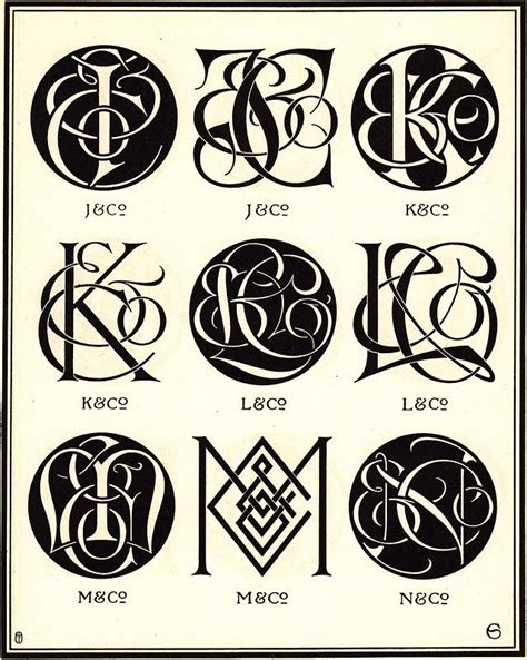 Monograms And Ciphers By Aa Turbayne 1912 N Monogram Monogram Letters