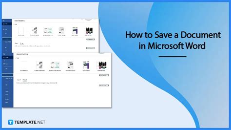 How To Save A Document In Microsoft Word