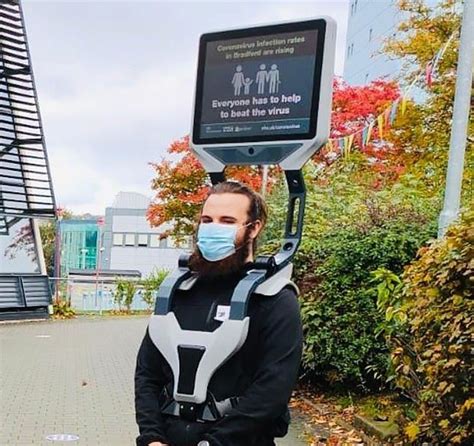 Iwalkers Council Recruits Men With Tvs Strapped Above Their Heads To