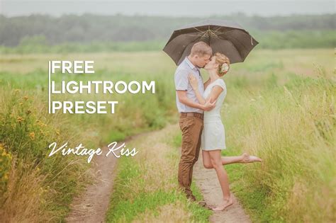 This is a free lightroom preset which has been created to give your images an old vintage look as if it was shot on film and has aged. Free Lightroom Preset Vintage Kiss
