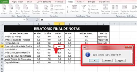 Saiba Como Criar Uma Valida O De Dados No Excel Blog De Inform Tica Cursos Microcamp