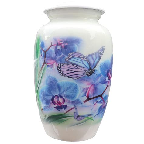 Buy Liliane Memorials Cremation Urn With Butterflies And Flowers Colorful Butterflies Flying