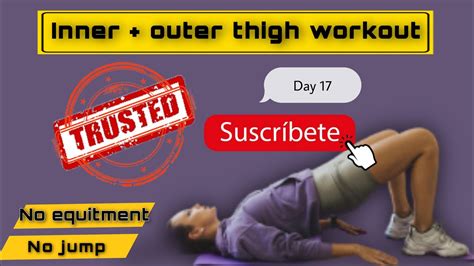 🔥inner And Outter Thigh Workout🔥day 17 Complete This Workout At Home Fitness Lovers Beginners 🥰
