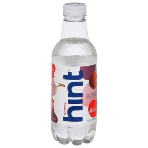 Hint Cherry Flavored Bottled Water 16 Fl Oz Harris Teeter