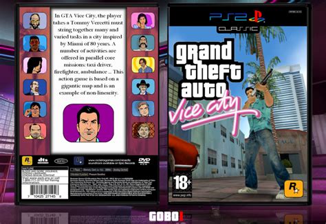 Grand Theft Auto Vice City Playstation 2 Box Art Cover By Gobo1