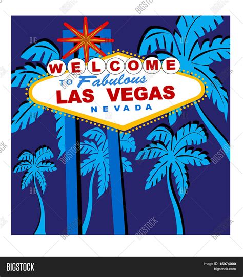 Welcome Las Vegas Vector And Photo Free Trial Bigstock