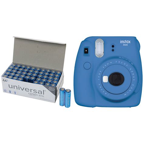 Fujifilm 16550667 Instax Mini 9 Instant Camera Cobalt Blue And Upg Aa