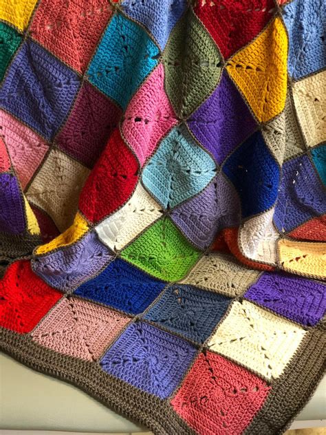 Beautiful Crochet Afghan Crochet Blanket Throw Single Bed Etsy