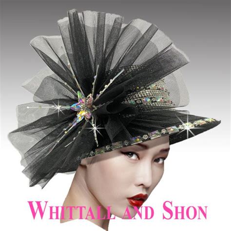 Whittall And Shon Cosmos Black Fashion Hat 2859 Spring 2022 My Dress