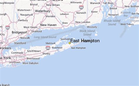 Map Of The Hamptons In New York World Map