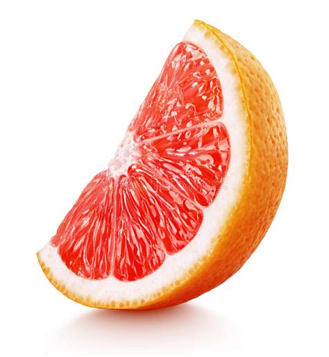 Połówka Różowa Grapefruitowa Cytrus Owoc Odizolowywająca Na Bielu Obraz ...