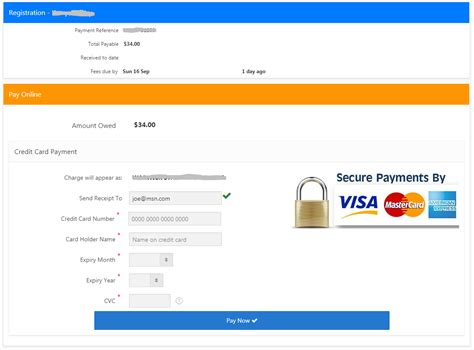 Showing This Is Secure On Credit Card Entry Screen