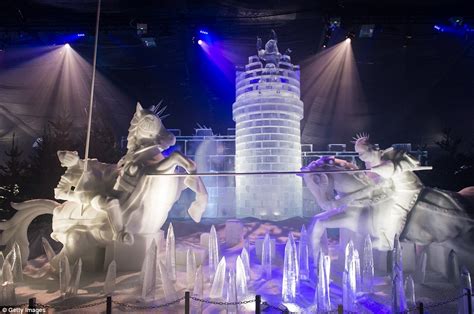 Winter Wonderlands Magical Kingdom Made Entirely From Ice Daily Mail