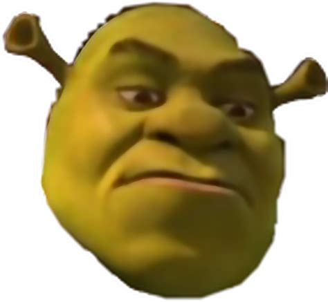 Download Vector Freeuse Head Transparent Shrek Shrek Face Transparent