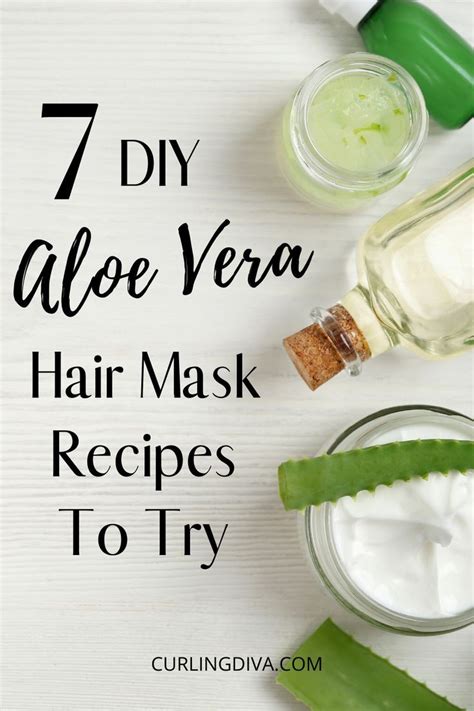 Aloe vera contains many properties that can promote hair and scalp health. 7 DIY Aloe Vera Hair Mask Recipes in 2020 | Aloe vera hair ...