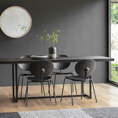 Forden Dining Table Black Black Dining Table Modern Dining Table
