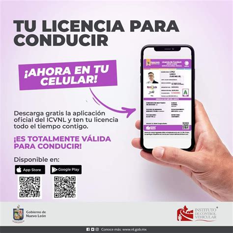 Presenta Icv Nueva Licencia Para Conducir Digital Del Nuevo León
