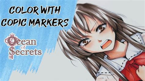 How To Color Manga With Copic Markers Youtube