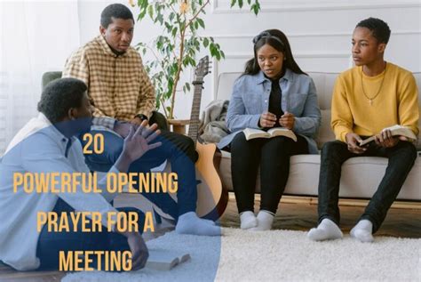 Powerful Opening Prayer For A Meeting