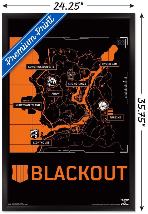 Call Of Duty Black Ops 4 Blackout Map Ebay
