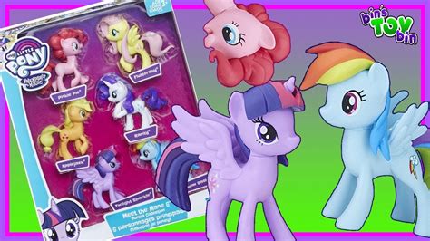 My Little Pony Meet The Mane 6 Ponies Collection Youtube