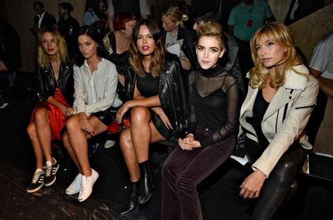 Celebrities In The Front Row At Nyfw Spring 2016 Elle Canada