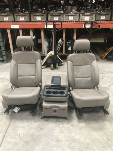14 17 Gmc Sierra 1500 Leather Electric Front Seats And Rear Bench Seats