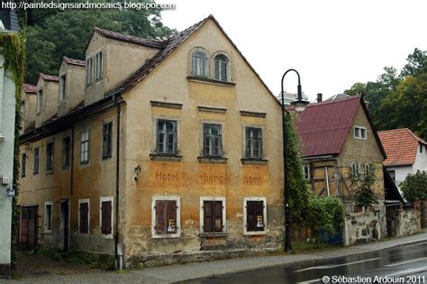 24 reviews of katy's garage nice cosy place to drink & dance. Painted signs and mosaics: Hotel Burgberg-Garagen, Dresden