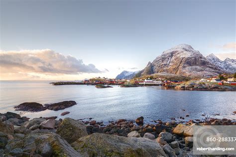 Reine Moskenes Lofoten Islands Nordland Stock Photo