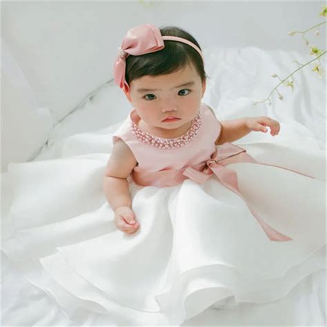 Baby Girl One 1st Birthday Dress Toddler Girl Christening Ball Gown