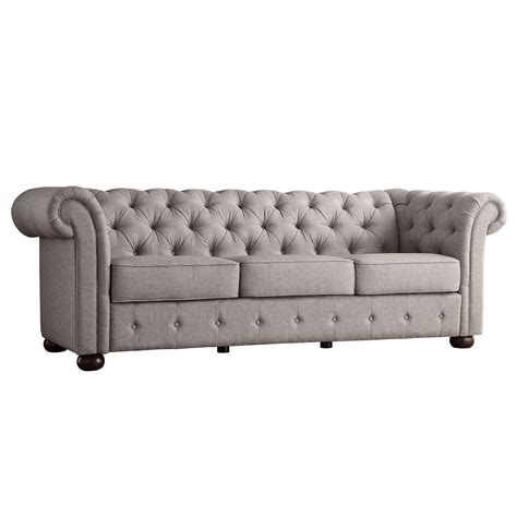 This is an epitome of chesterfield furniture which has a tufted upholstery pattern and rolling arms. Darby Home Co Conners Tufted Sofa & Reviews | Wayfair