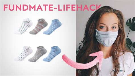 FUNDMATE-Lifehack: aus Socken Masken basteln | DIY - YouTube