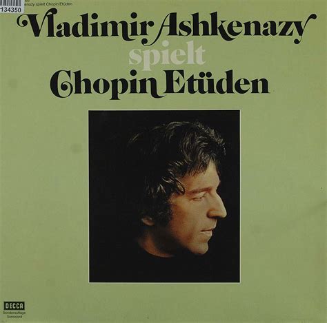 Frédéric Chopin Vladimir Ashkenazy Chopin Etudes Op10 And Op25